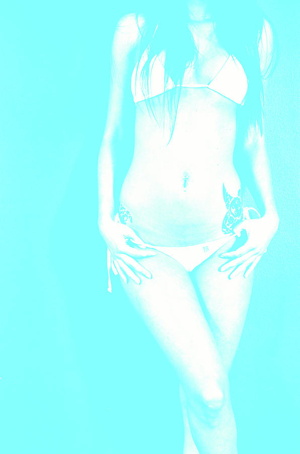 Girl In the Blue Bikini Photograph by La Dolce Vita