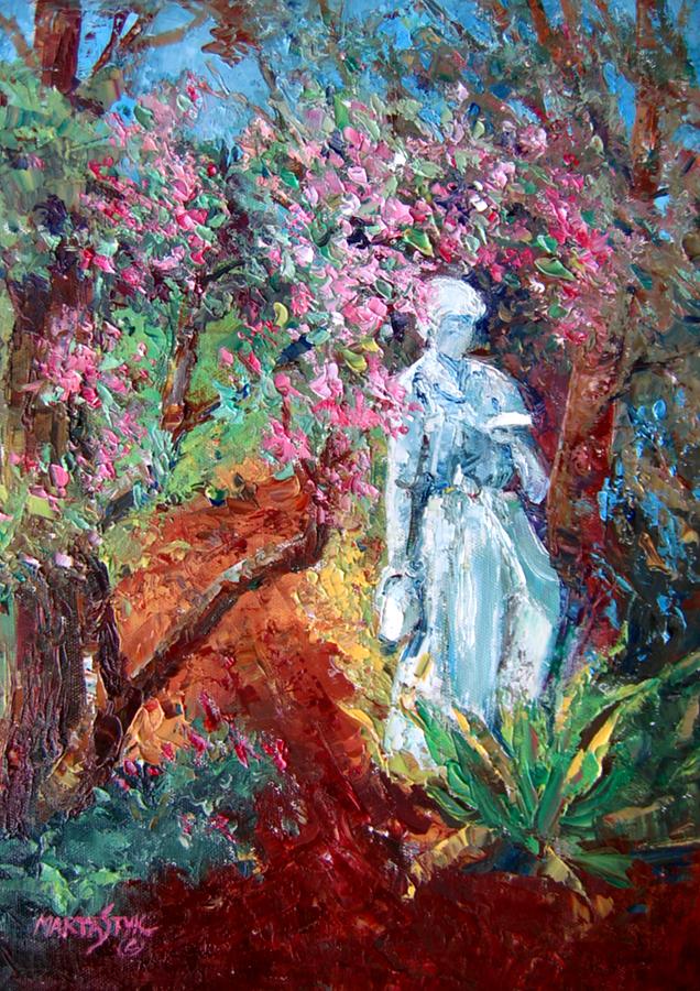 Girl in the Glades Park Painting by Marta Styk