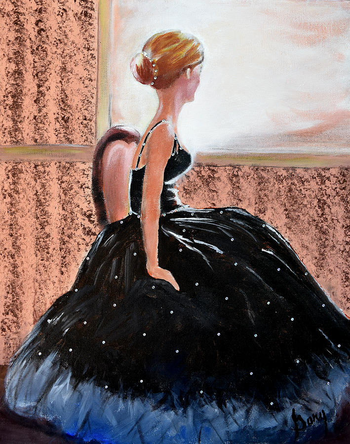 Girl In The Sequin Gown Painting by Gary Smith
