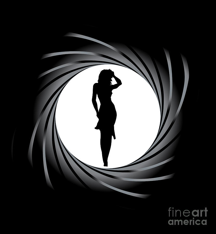 Girl In The Sights Digital Art by Bigalbaloo Stock