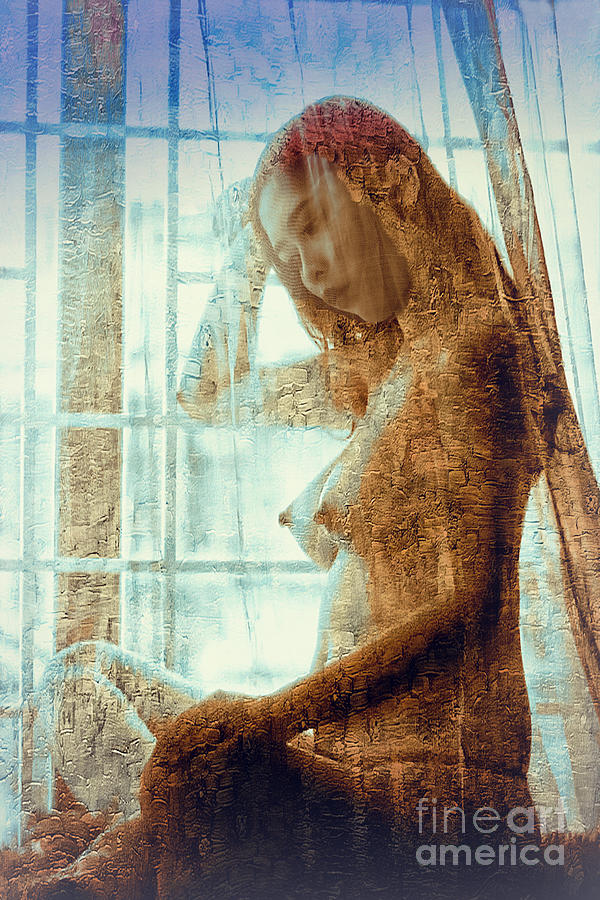 Girl in The Window Digital Art by Ian Gledhill