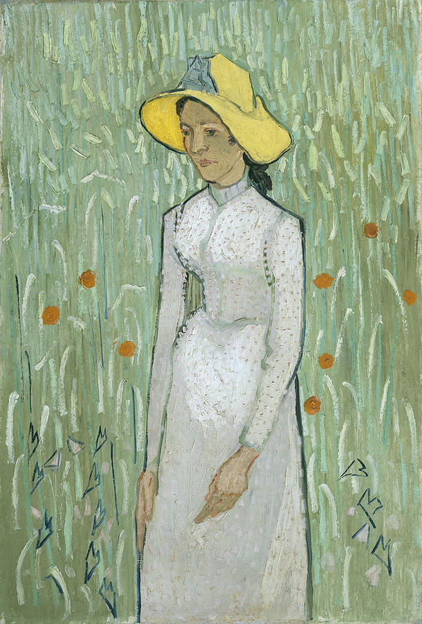 Girl In White Painting by Vincent Van Gogh