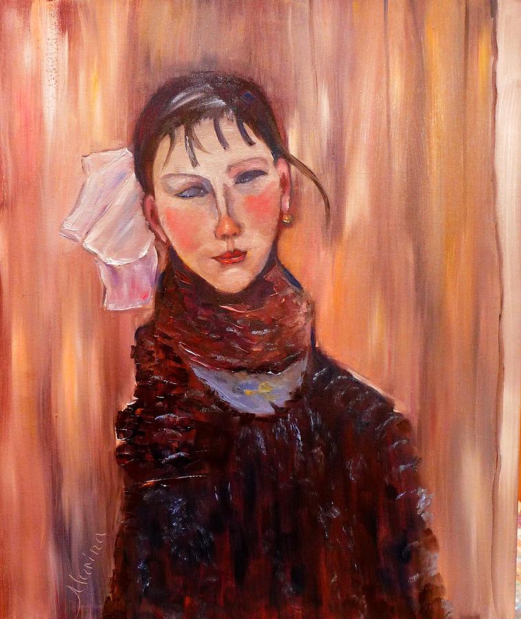 Girl Painting by Marina Wirtz | Fine Art America