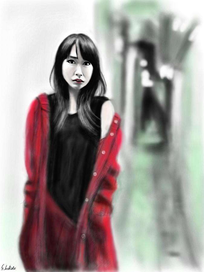 Portrait Painting - Girl No.125 by Yoshiyuki Uchida