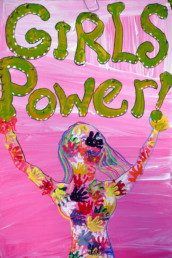 Girl Power Sign Photograph by Rose  Hill