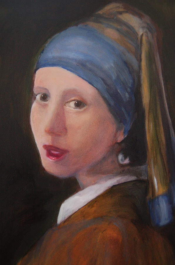 girl with a pearl earring reproduction