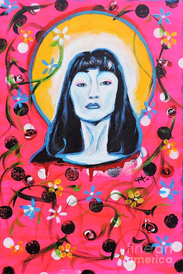 Girl With Bangs Painting by Pedro Flores - Fine Art America