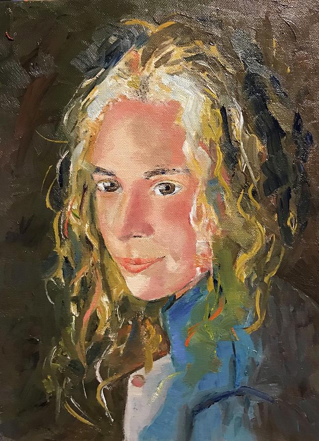 Girl With Curls by Judith Visker Girl With Curls by Judith Visker