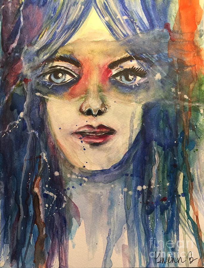 Girl with Dreamy eyes Painting by Gwenn Bryant - Fine Art America