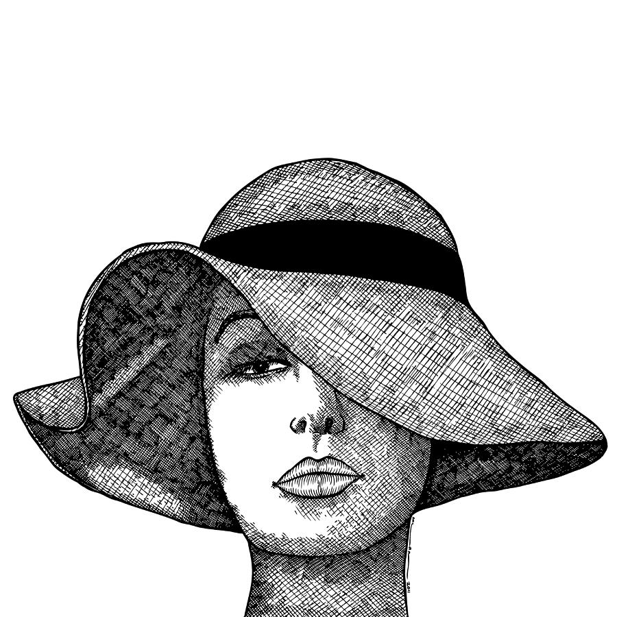 Albums 99+ Pictures Girl With A Hat Drawing Completed