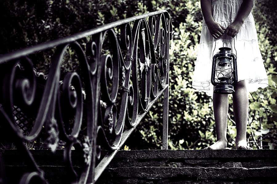 Girl With Oil Lamp Photograph by Joana Kruse
