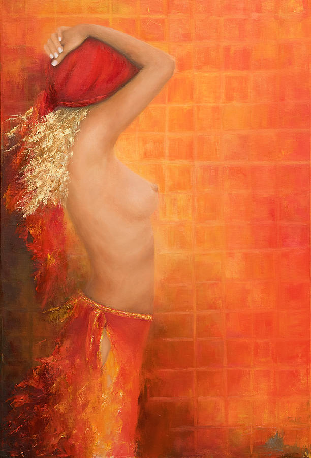 Girl with Red Scarf by Nicole Daniah Sidonie Girl with Red Scarf by Nicole Daniah Sidonie