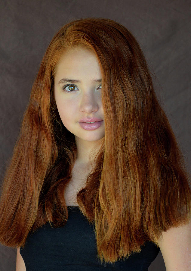 Girl With The Auburn Hair Photograph By Jim Jackson Fine Art America