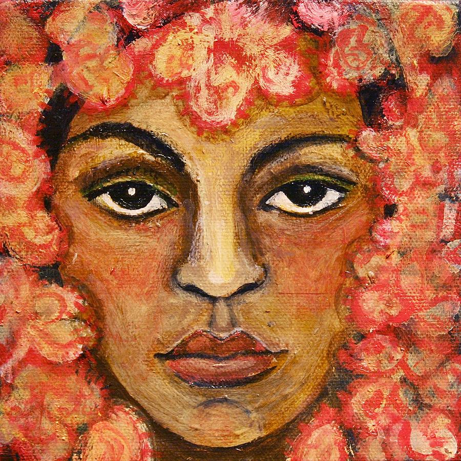 Figurative Painting - Girl with Veil by Ci Ci Segura Gonzalez Figurative Painting - Girl with Veil by Ci Ci Segura Gonzalez