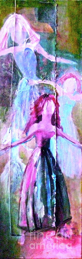 Abstract Painting - Girlfriend by Bobbie Jones Powell