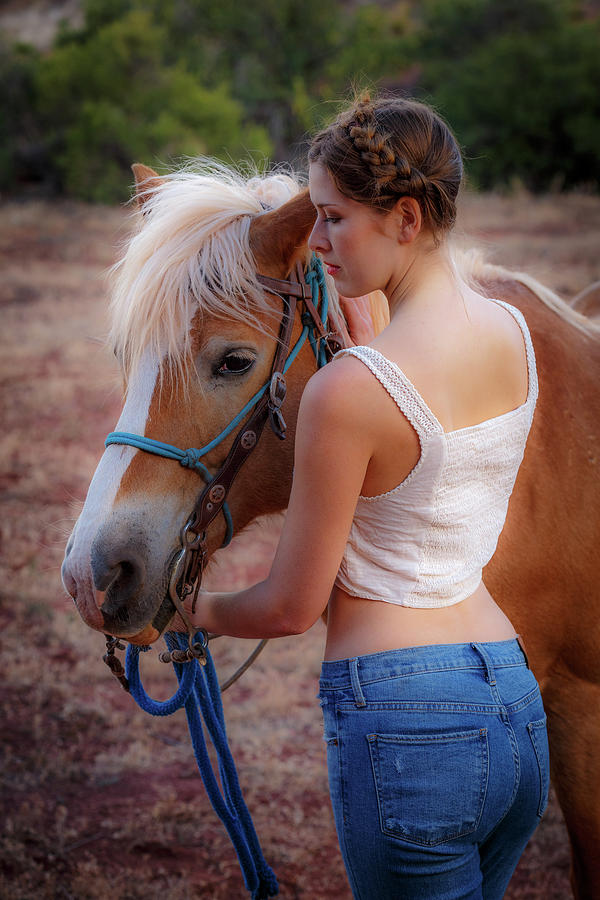 Girls and Horses 59 Photograph by Mike Penney
