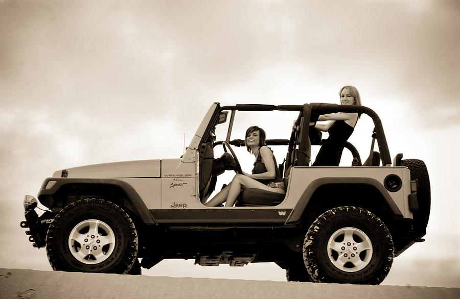 girls and Jeeps  Photograph by Scott Sawyer