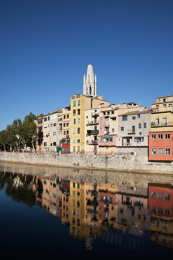 Girona City at Onyar River in Spain Photograph by Artur Bogacki
