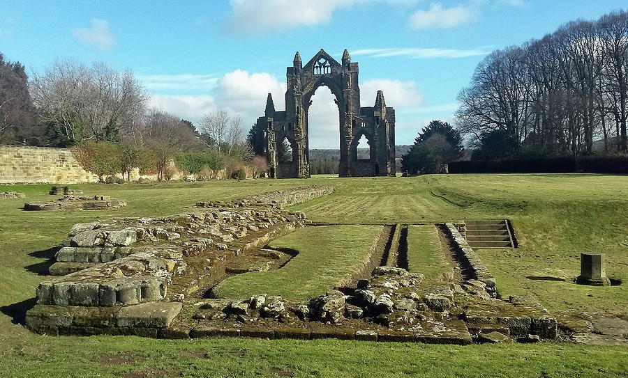 Gisborough Priory Ruins Photograph by Jeff Townsend
