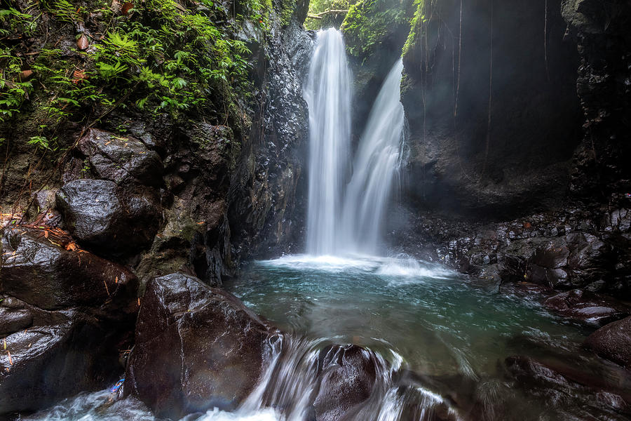 Git Git waterfall - Bali Photograph by Joana Kruse