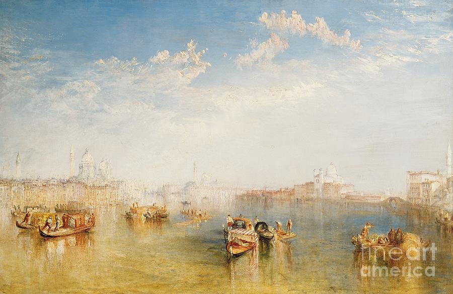Boat Painting - Giudecca La Donna della Salute and San Giorgio  by Joseph Mallord William Turner
