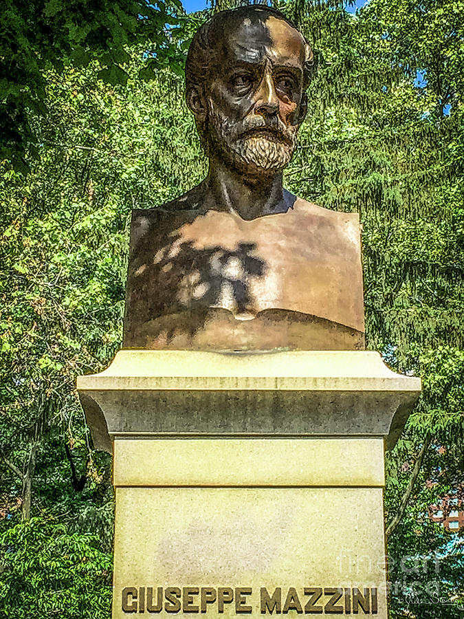 Giuseppe Mazzini In Central Park Photograph