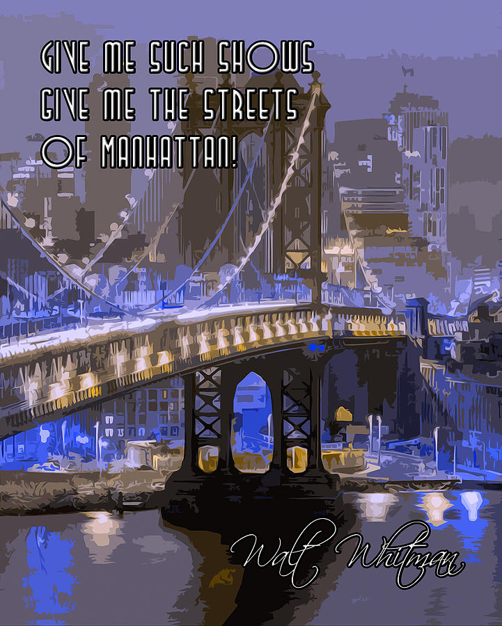 Give me the streets of Manhattan Painting by AM FineArtPrints