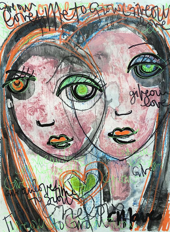 Give Our Love Time to Grow Painting by Laurie Maves ART