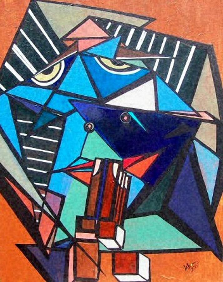 Abstract Painting - Give us this day by Valerie Wolf Abstract Painting - Give us this day by Valerie Wolf