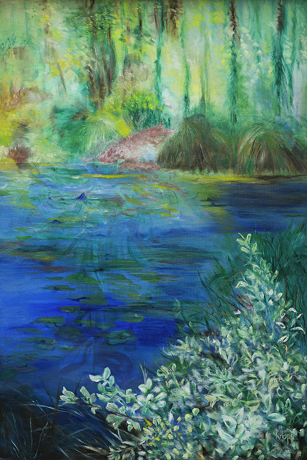 Giverney Impresssion Painting by Kathy Knopp