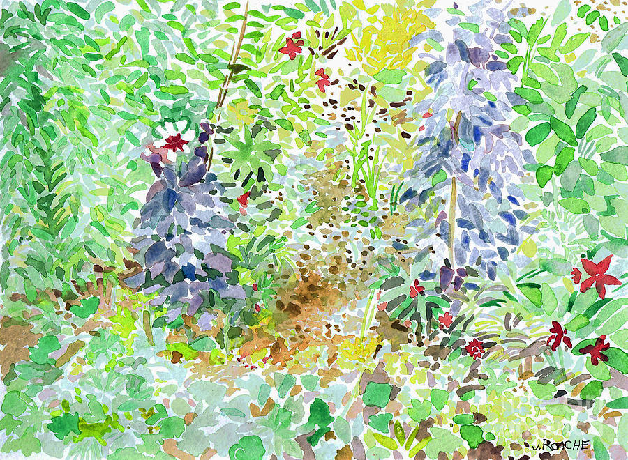 Giverney Watercolor I Painting by Joe Roache