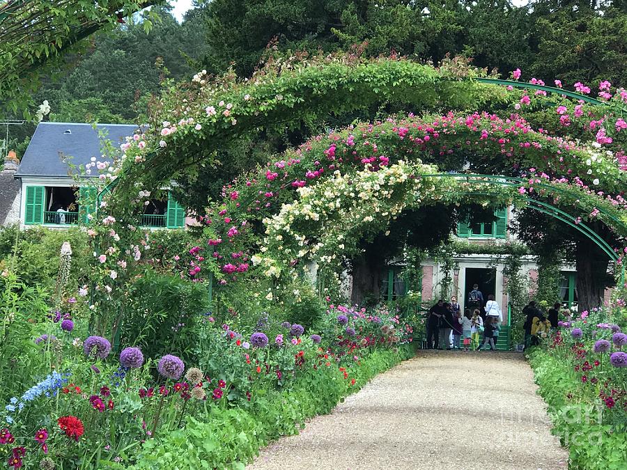 Giverny Floral Walk Photograph by Nadine Rippelmeyer