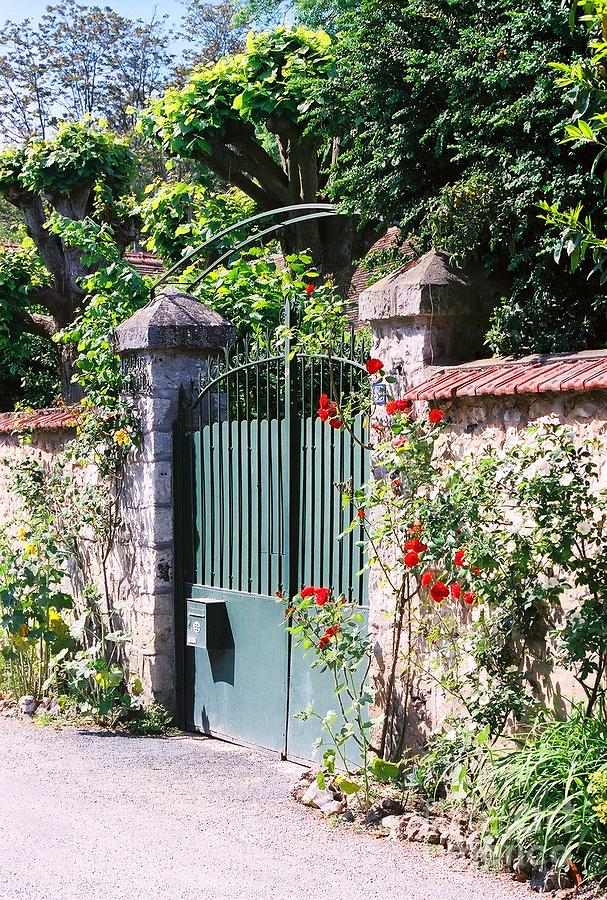 Giverny Gate Photograph by Nadine Rippelmeyer