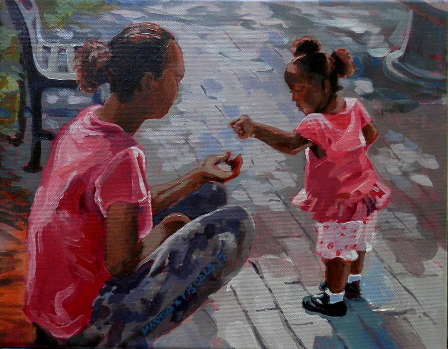Giving and Receive Painting by Martha Tisdale