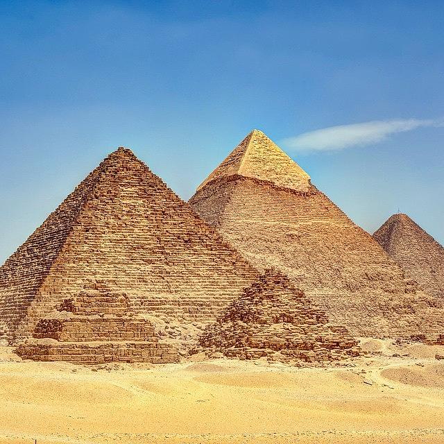 Architecture Photograph - Giza Plateau, Egypt Last Year. Around by Mike Ince