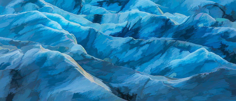 Glacial Blue II Digital Art by Jon Glaser