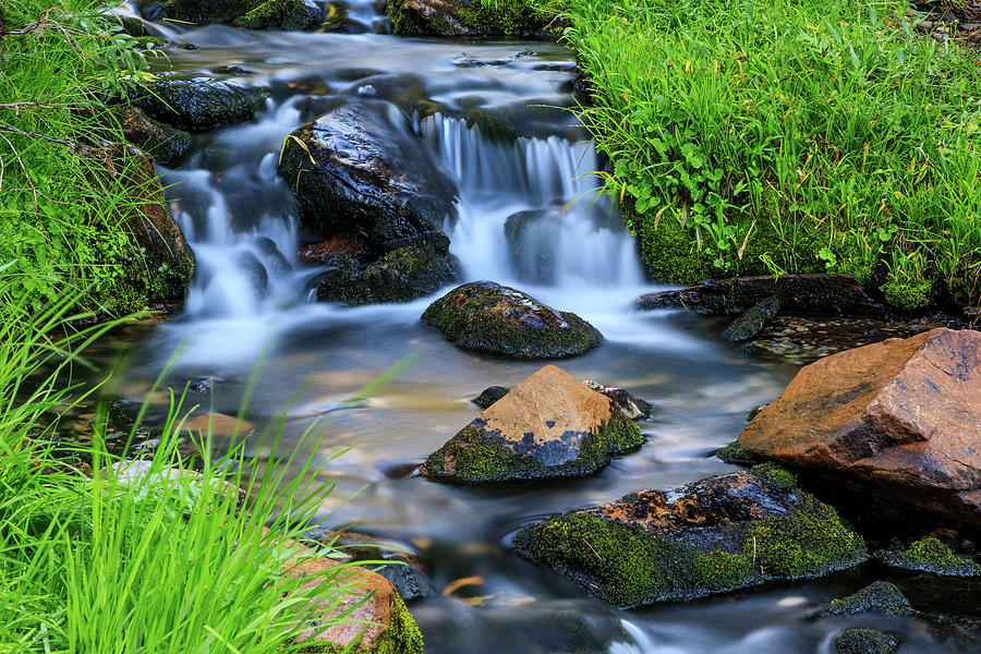 Glacial Cascade Photograph by James Marvin Phelps - Fine Art America