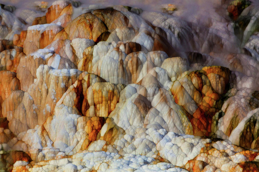 Yellowstone National Park Digital Art - Glacial Form by Jack Zulli
