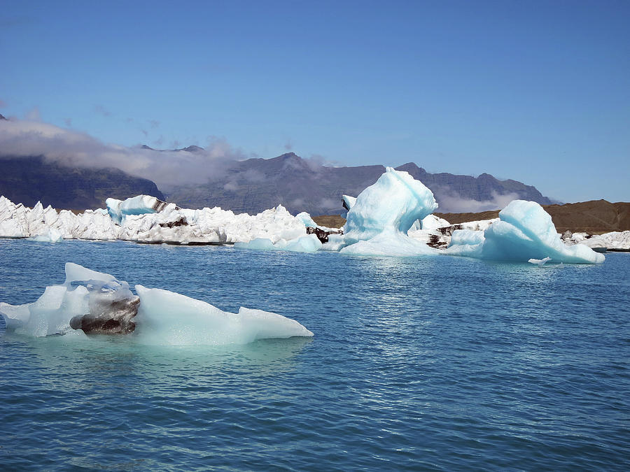 Glacial Lagoon Boat Ride Photograph by Pema Hou