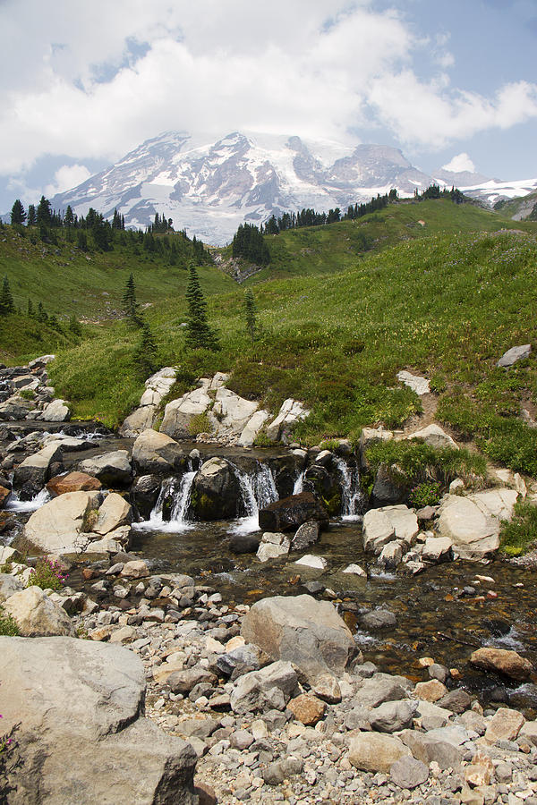 Glacial Runoff Photograph by Debby Richards