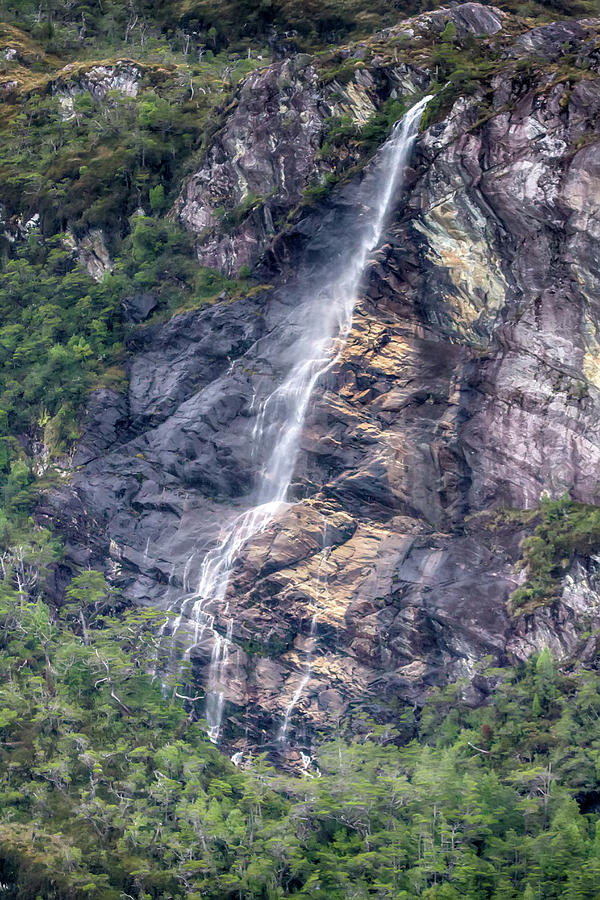 Glacial Waterfalls Photograph by John Haldane