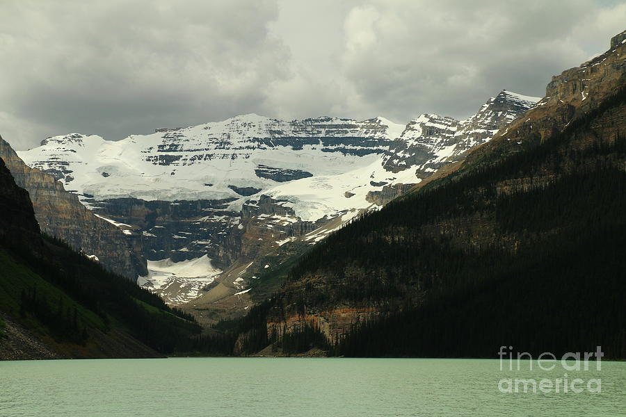 Glacier And Lake Louise  Photograph by Christiane Schulze Art And Photography