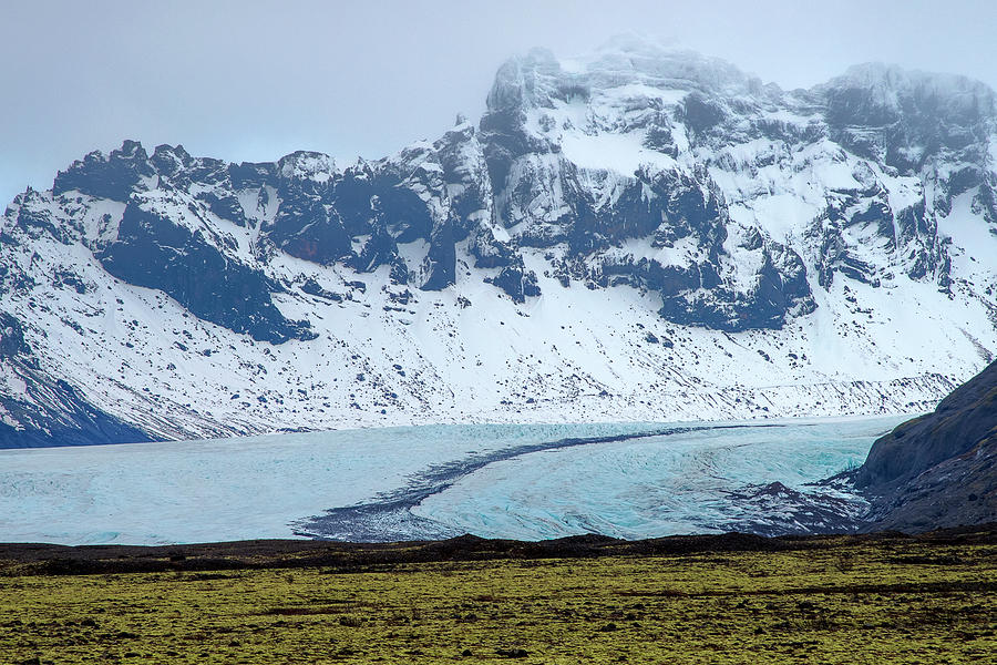 Glacier and Mountain, Iceland Photograph by Pradeep Raja PRINTS