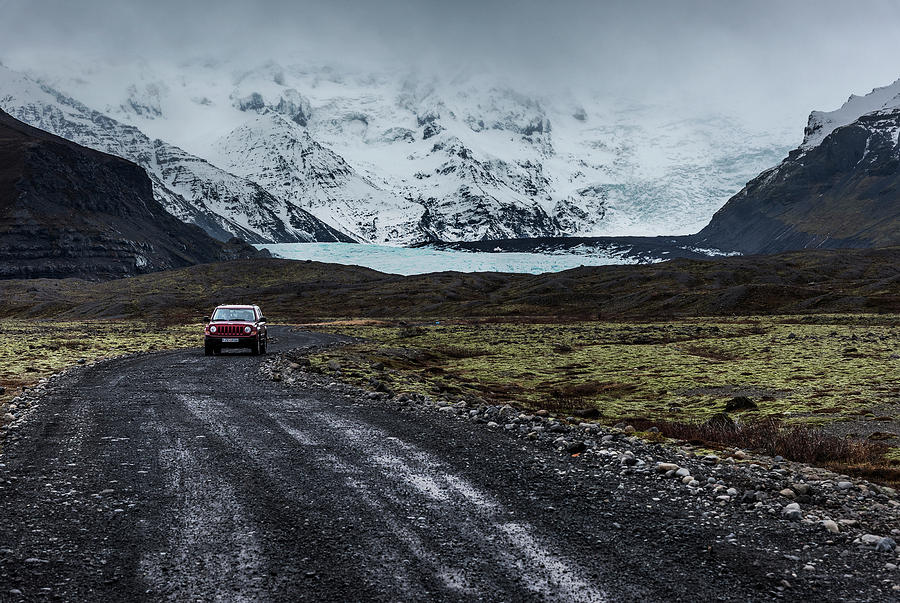 Glacier and Mountains, Iceland Photograph by Pradeep Raja PRINTS