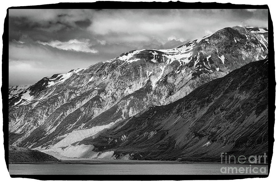 Glacier Bay 3 BnW Photograph by Izet Kapetanovic