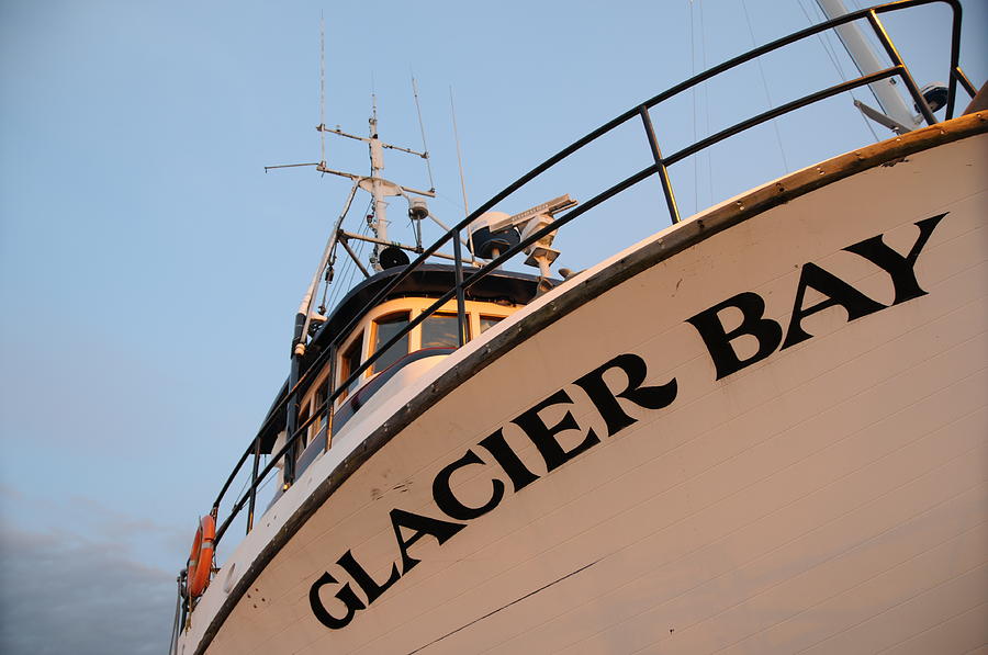 Boat Photograph - Glacier Bay by Alasdair Turner