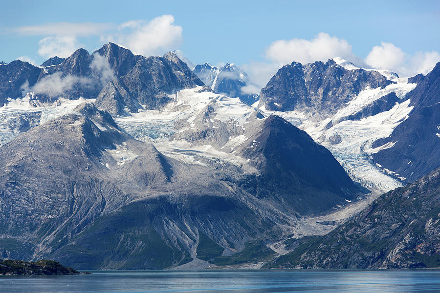 Glacier Bay Mountains Photograph by Ramunas Bruzas