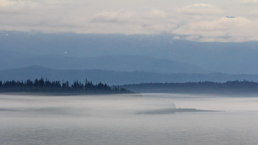 Glacier Bay National Park in the Fog Photograph by Joni Eskridge