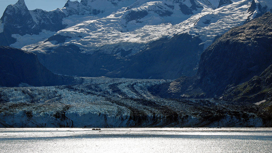 Lamplugh Glacier. Glacier Bay Seascapes.  Photograph by Connie Fox