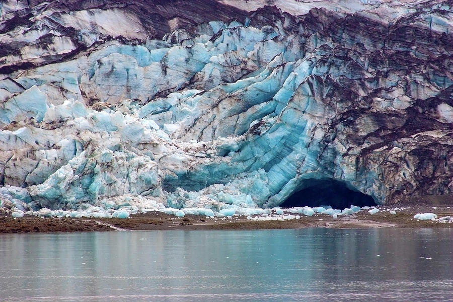 Glacier Cave Photograph by Anthony Jones